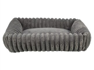 Trixie Hondenmand Lonni Ribfluweel Hoekig Grijs