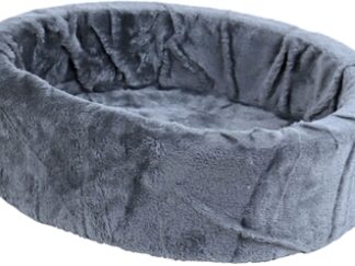 Merkloos Teddy Hondenmand Grijs